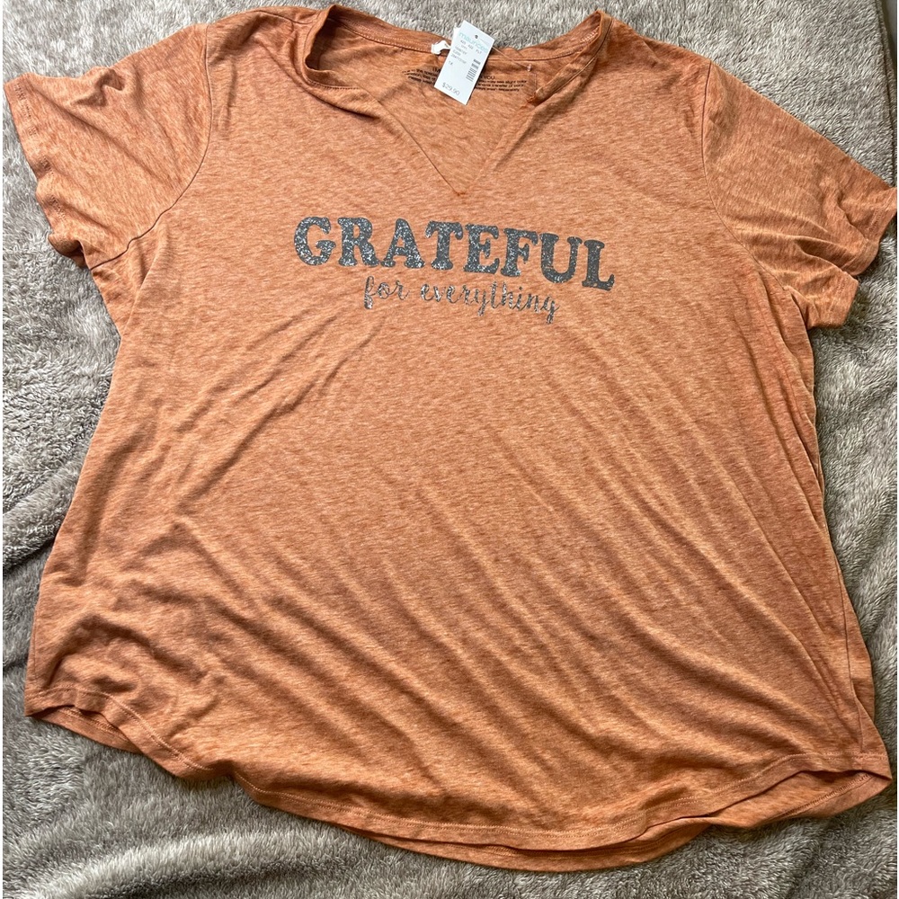 Maurice’s t-shirt.
